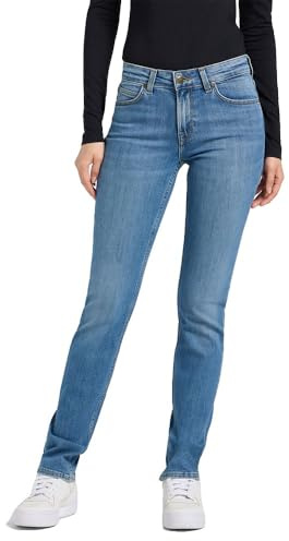 Lee - Jeans Damen - Classic Straight Fit - Marion - Schwarz Rinse