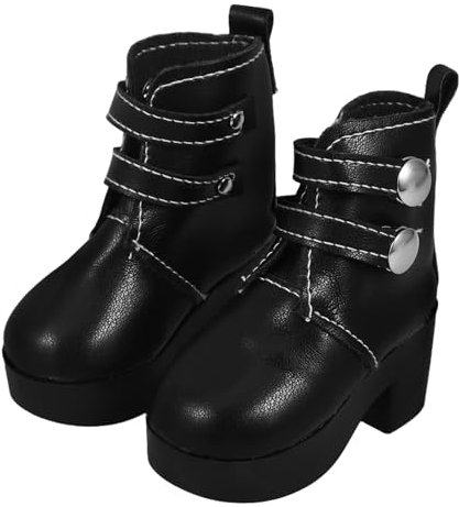NAMOARLY 1 Paar Puppe High Heel Stiefel 18 Zoll Pu Puppenschuhe Hohe Puppenschuhe Puppenabsätze Stiefel Für Puppenkleid Schuhe Puppenzubehör