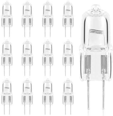 12pcs G4 Halogen Bulb, Small Oven Type G4 Light Bulbs 2 Pin Replacement with Bi-Pin Dimmable Led Bulb for Dacor 86364 Halogen Light Bulbs (20W)