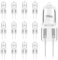 12pcs G4 Halogen Bulb, Small Oven Type G4 Light Bulbs 2 Pin Replacement with Bi-Pin Dimmable Led Bulb for Dacor 86364 Halogen Light Bulbs (20W)