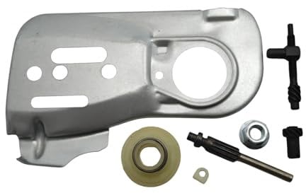 Chain Guide Bar Plate for Husqvarna 445 450 445E 450E Oil Pump Worm Gear Adjuster Tensioner Nut Kit Chainsaw Part