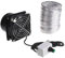 Ventilador de ventilación | Ventilador de escape axial pequeño, mini extractor de ventilación de aire, extractor en línea para inodoro, ventana, baño, cocina
