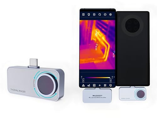 Thermal Camera TR160i TR256i Android Type-C Infrared Thermal Imager 256x192 Portable Mini Industrial Infrared Imaging Camera(TR256i)