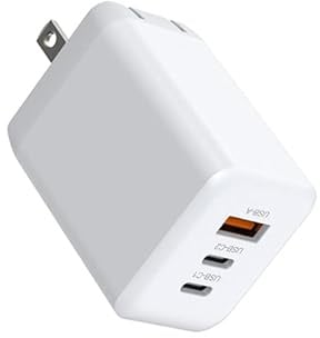 67W Ladegerät mit 2M USB C auf C Ladekabel