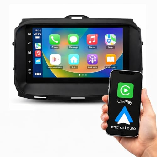 VIBEX Autoradio 7 Pollici per Alfa Romeo Giulietta 2015-2020 con Apple CarPlay e Android Auto, Monitor Touchscreen HD, Navigatore GPS WiFi Bluetooth, Mantiene Comandi al Volante, DNA, Plug & Play