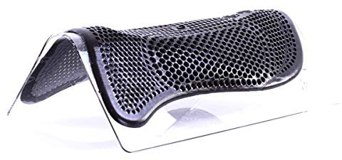 Acavallo Gel-Pad - Mitte erhöht - schwarz