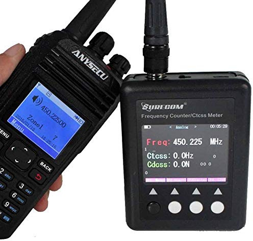 Surecom SF401-PLUS 27Mhz-3000Mhz Radio Portable Frequency Counter Meter SF-401 with CTCCSS/DCS Decoder