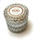 EDG Candela in vasetto di Vetro profumata Cocco 160 gr Diametro 9 cm Altezza 9 cm Durata 30ore Enzo De Gasperi