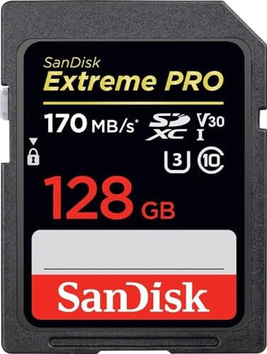 SanDisk Extreme Pro Carte mémoire SDXC UHS-I 128 Go SDSDXXY-128G-ANCIN