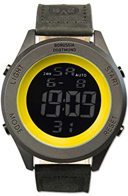 Borussia Dortmund BVB Fanartikel BVB-Digital Armbanduhr