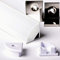 AFTERTECH 1x 2metri 1616B 16x16mm PROFILO ALLUMINIO ANGOLARE BIANCO PER STRISCE STRIP LED BARRA RIGIDA 2m 2MT + COPERTURA (1x 2metri 1616bianco fog)