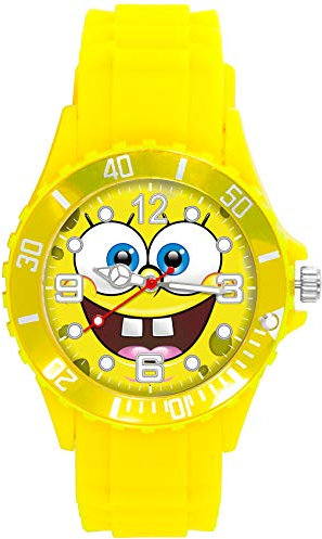 TAPORT Armbanduhr, Leder, Gelb für Schwamm Fans