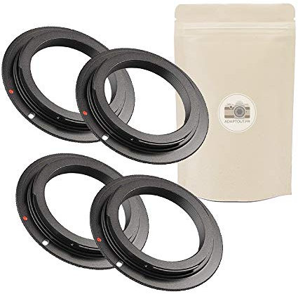 X4 M42 EOS ∞ Anpassung Ringlinse M42 an Canon EOS EF EFS Case 100% Infinite Metalladapter Konservierte Metallringanpassung