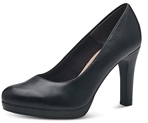 Tamaris Women's 1-22426-41 Pump, Black Matte, 8 UK