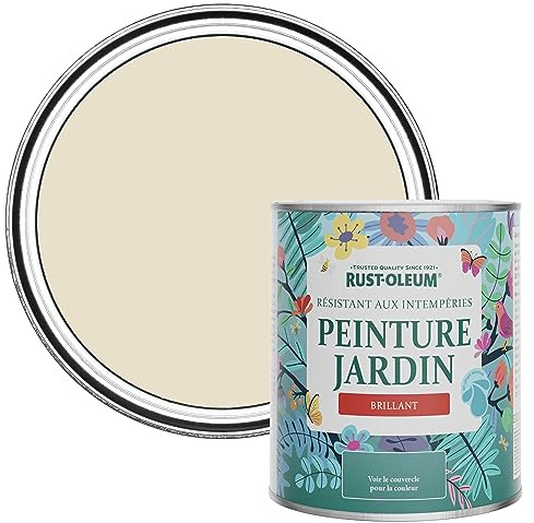 Rust-Oleum Beige Mould-Resistant Garden Paint In Gloss Finish - Longsands 750ml