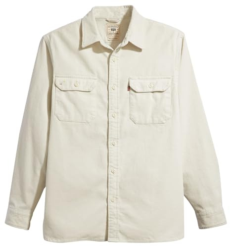 Levi's Jackson Worker T-Shirts tissés Homme, White Onyx, XS
