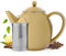 Vaja Trends | Tetera | acero inoxidable | acero inoxidable oro | doble pared | 1,2 l | no gotea | mantiene el té caliente durante mucho tiempo | incluye filtro | diseño bonito y funcional