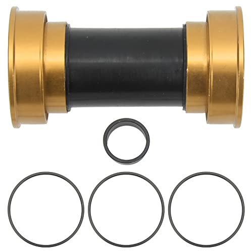 OUKENS BB92 Fahrrad-Innenlager, Ausgehöhltes Integriertes Einpress-Mountain-Rennrad-Zubehör Für SRAM, MTB-Innenlager-Fahrradzubehör(golden)
