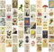 EGuangwiua 50Stück Botanische Illustration Tarot Ästhetische Bilder Wand Collage Kit Trendy Kleine Poster für Schlafsaal Vintage-Stil Kunstdruck Foto Sammlung Schlafzimmer Dekor für Jungen Mädchen