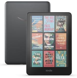 Amazon Kindle Colorsoft Signature Edition 32GB (newest model) – With color display, auto-adjusting front light, wireless charging, and long battery life - Metallic Black
