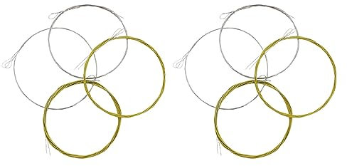 Cordes de MandolineCordes de MandolineCordes de Mandoline en Acier Inoxydable, qualité Sonore Claire, Ensemble de 8 PiècesCordes de Mandoline en Acier InoxydableHaut-parleurs