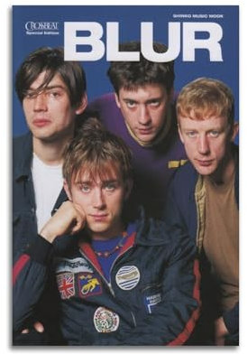 ALOEU Musikalbum, Blur Band 5, klassisches Filmposter Wandcollage-Set, Leinwand, Vintage-Film, Leinwand, Poster, Wandkunst, Dekordrucke, Poster, moderne Leinwandkunst, Bilder für Wohnzimmer,