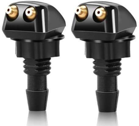 2PCS Scheibenwischer-Waschdüse, für VW Golf 2 3 4 5 6 7 8 GTI GTD R R32 MK1 MK2 MK3 tsi tdi Kombi