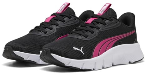 PUMA FlexFocus Lite Modern Jr, Sneaker Unisex - Bambini e Ragazzi, Black Pink White, 38 EU