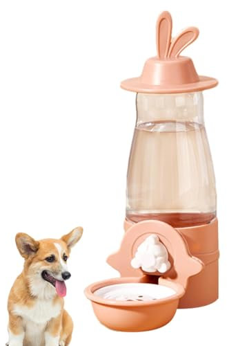 Distributore d'acqua per conigli, bottiglia d'acqua per gabbia per conigli | Distributore d'acqua sospeso per animali domestici,Erogatore automatico di acqua a gravità, adatto alla gabbia, erogatore d