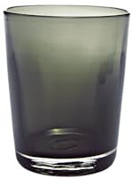 Zafferano Bei, mundgeblasenes, handgefertigtes Glas/farbiger Trinkbecher/Tumbler in der 6er Packung (Braun)