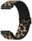 Amzpas Armband für Amazfit GTS 2 Mini Armband/GTS 4 Mini/GTS 4/GTS 3/GTS 2/GTS 2e für Damen Herren,Nylon 20mm Verstellbares Elastisches Ersatzarmbänder für Amazfit GTR Mini/GTR 42mm (Leopard)