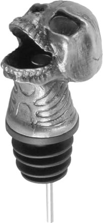 Laroal Verseur pour Carafe à vin en Forme de tête de Mort Verseur pour Bouteille de vin Rouge Verseur pour Whisky en Forme de tête de Mort