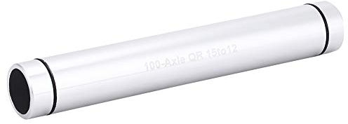 Tomvorks Fahrradfahrrad durch Achsenadapter Hochfestige Leichte Stabil (Silber)