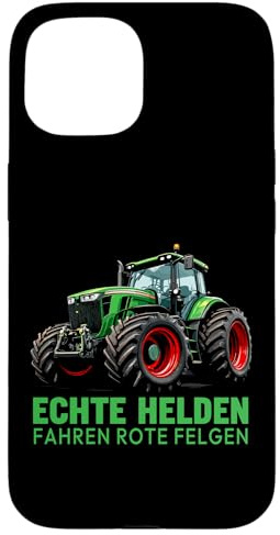 Lustiger Traktor Spruch Bauer Trecker Traktorfahrer Hülle für iPhone 15