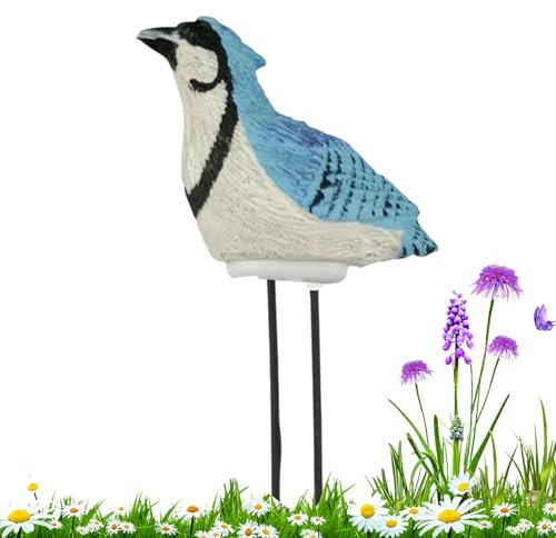 Renopfect Bodenfeuchtigkeitssensor - Vogel-Feuchtigkeitsmesser für Pflanzen,Resin Deko Intelligentes Pflanzenhygrometer Für Haus Garten Freiland Gewächshaus Bonsai