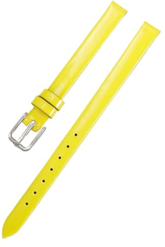 Bihahyj Uhrenarmband Glattes Echtleder Uhrenarmband 6mm-18mm, Farbe 4, 9mm