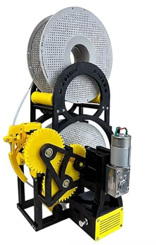 Filament Respooler, Elektrischer 3D-Aufwickler mit Metalllinearschiene und Präzisionslagern, saubere Umwicklungen für Druck-, Schweiß- und Textilprojekte