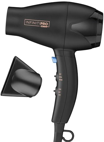 Conair Hair Dryer, INFINITIPRO, Travel, 1600W, Compact, AC Motor