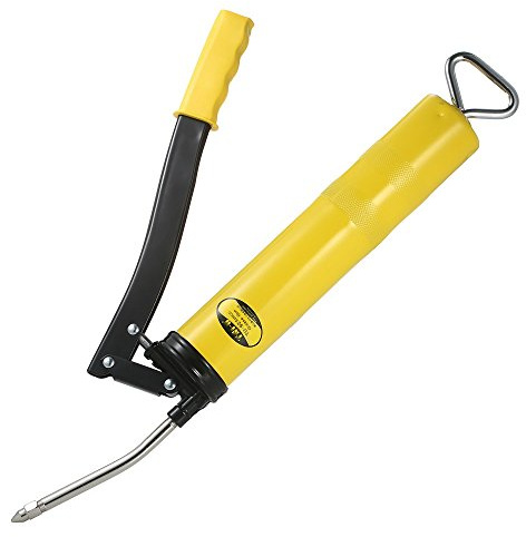 TNI-U TU-921 Heavy Duty Professional Lever Handle 450cc Grease Gun Includes 10.5 Flex Hose & 5 Rigid Extension with Coupler