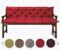sunnypillow Bankauflage Stuhlkissen Bankkissen 180 x 50 x 50 cm Sitzkissen und Rückenkissen für Hollywoodschaukel Polsterauflage Auflage für Gartenbank viele Farben und Größen zur Auswahl Rot