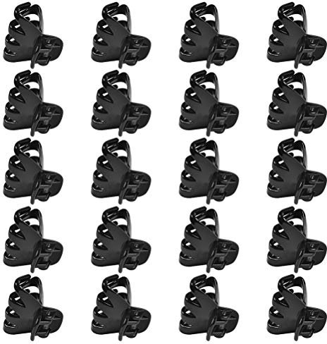 FOROREH 24pcs Mini Grip Octopus Griffe de Cheveux Clips de Mâchoire, Petites Pinces à Cheveux Antidérapantes, Pinces à Griffes de Cheveux pour Filles et Femmes