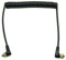 Protastic - Cavo di sincronizzazione flash, cavo a spirale, da PC maschio a PC, 30 cm a 100 cm di lunghezza.