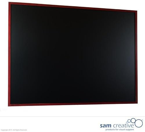 Kreidetafel mit Kirschoptik Rahmen 45x60 cm | Magnetische Kreidetafel | Blackboard Schultafel | Sam Creative Kreidetafel