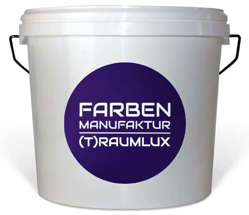 Latexfarbe Innenwandfarbe Wandfarbe Dispersionsfarbe Seiden Latex sdgl. RAL (5 Liter, RAL 9003 Signalweiß)