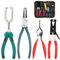 Glarks El kit de alicates para tubo de combustible de 4 unidades incluye pinzas de freno de filtro de combustible de 9 pulgadas y clip de abrazadera para tubo de manguera con extractor de manguera,