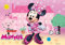 Dekora - Minnie Mouse Disney - Papier Comestible pour Gâteau d' Anniversaire - Décoration pour Gâteau en Feuille d’Azyme - A5