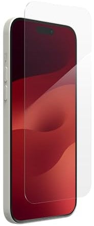 ZAGG InvisibleShield Glass Elite Tempered Glass Screen Protector for iPhone 15 Plus [6.7-Inch], Case-Friendly, Smudge & Scratch-Resistant, Shockproof, Easy Application (Transparent)