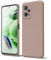 oakxco für Xiaomi Redmi Note 12 5G/ Poco X5 5G Hülle Silikon Case, Dünn Gummi Gel Original Farbig Schutz Handyhülle, Weich Slim Matt Leicht TPU Stoßfest Kameraschutz Schutzhülle Schale, Braun Khaki