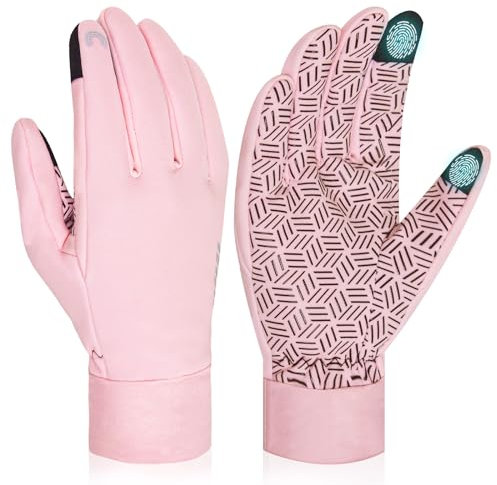 RIGWARL Guanti invernali in lana aggiornati per il freddo, guanti da donna con touchscreen, guanti termici da guida caldi per corsa, escursionismo, passeggiate, campeggio, sci, ciclismo, neve, regali