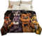 Aayahakawa Bonnie FNAF Decke, Cartoon-Anime-Druck, weich, flauschig, Flanell, Mittag- und Schlafdecke, ideal für alle Jahreszeiten, Ruhedecke, Geburtstagsgeschenk, 80120 cm, chuangdan02
